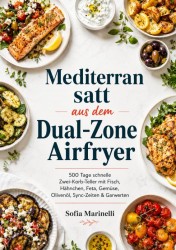 Mediterran satt aus dem Dual-Zone Airfryer