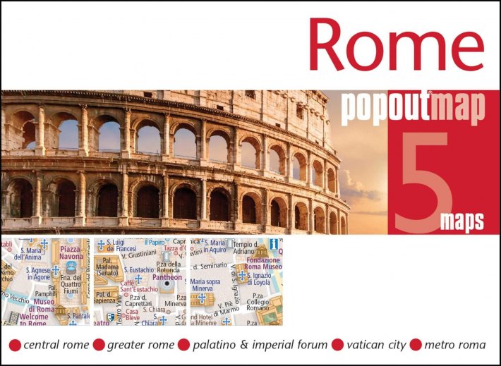 Rome PopOut Map Rome PopOut Map