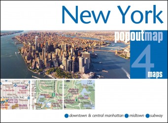 New York PopOut Map - pocket size, pop up map of new york city New York PopOut Map - pocket size, pop up map of new york city