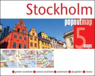 Stockholm PopOut Map - pocket-size, pop up map of Stockholm city centre Stockholm PopOut Map - pocket-size, pop up map of Stockholm city centre