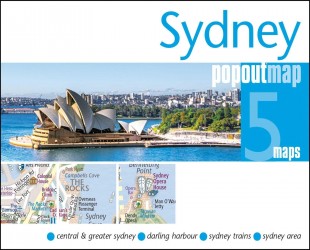 Sydney PopOut Map - pocket-size, pop up map of Sydney city centre Sydney PopOut Map - pocket-size, pop up map of Sydney city centre