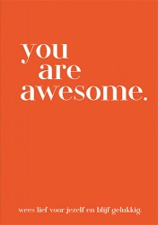 you are awesome. you are awesome.