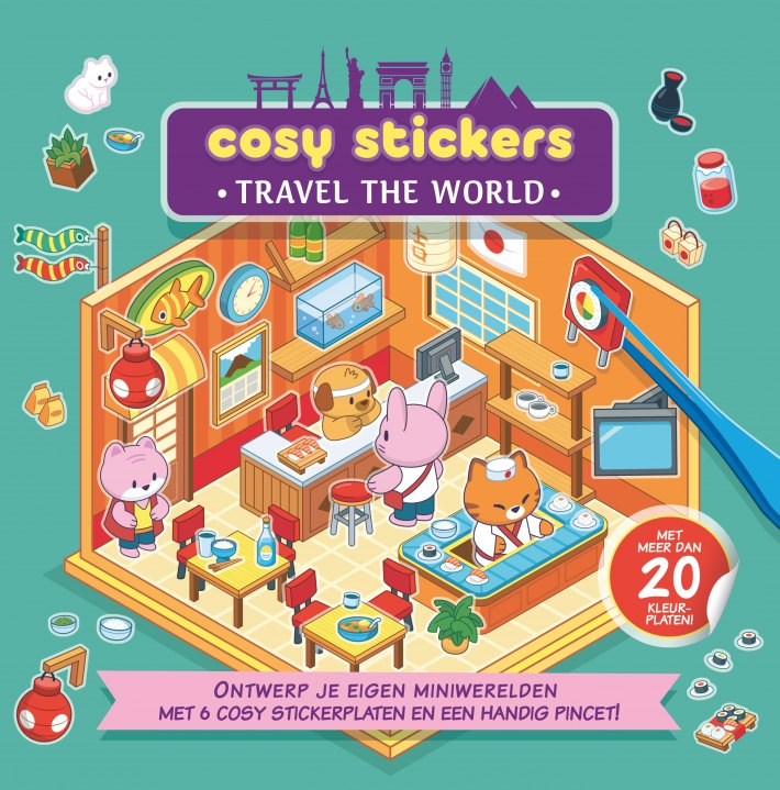 Travel the world - Cosy stickers