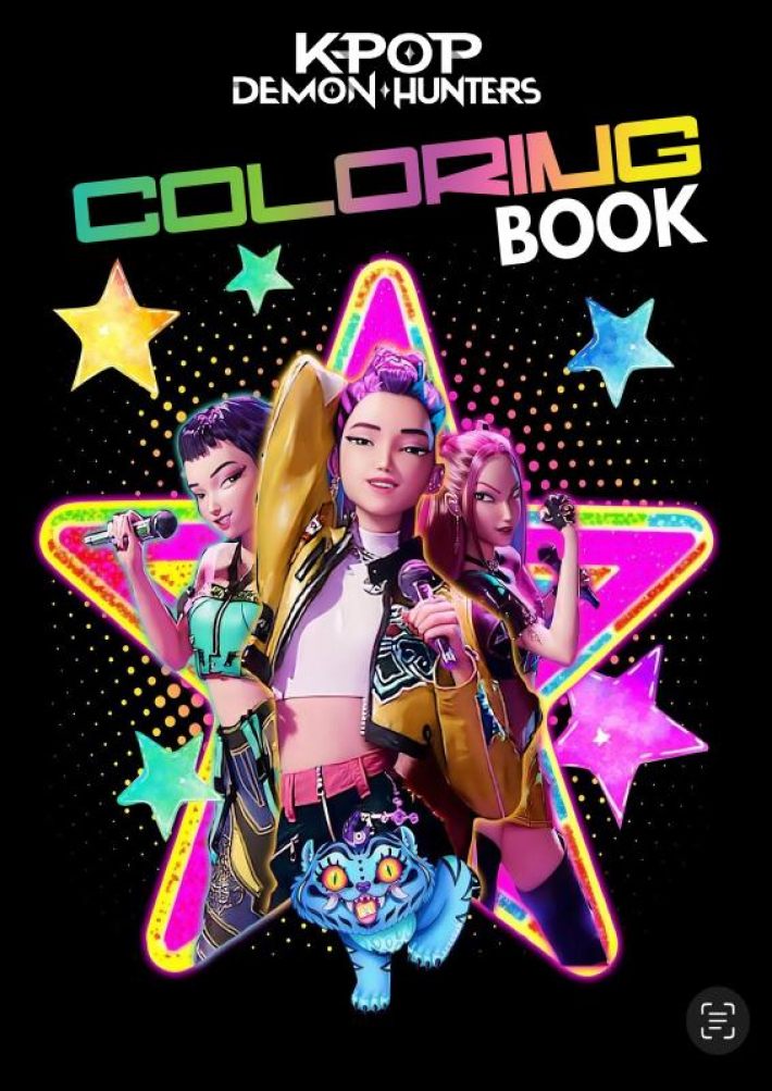 KPop Demon Hunters Coloring Book