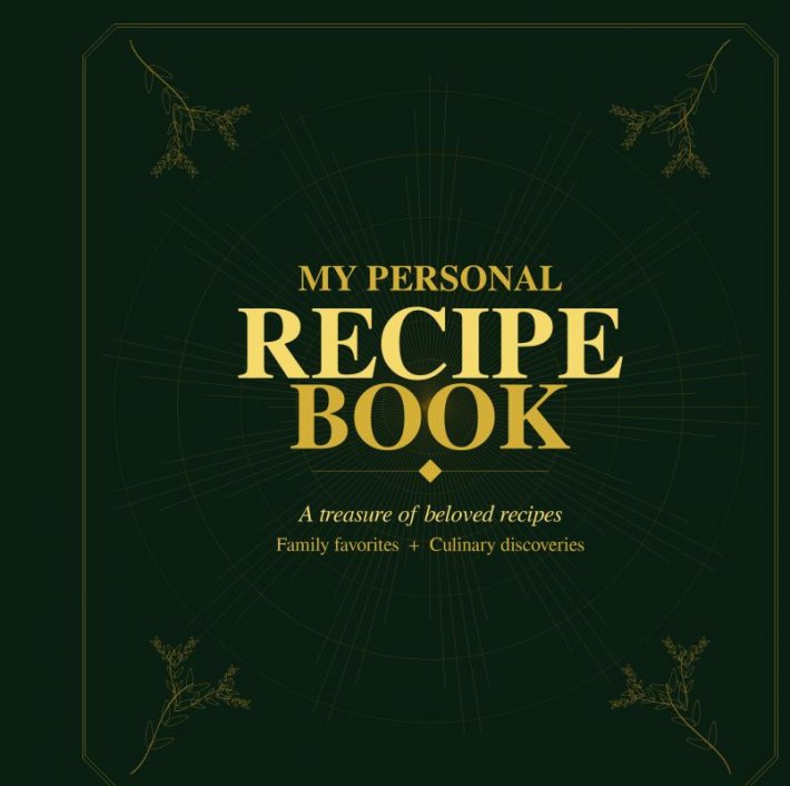 Recipe Book Fill-in Book - Recipe Collection Book - My Recipe Notebook