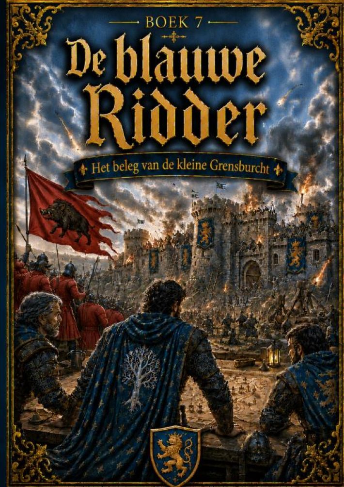 Boek 7, De blauwe Ridder - Het beleg van de kleine Grensburcht Boek 7, De blauwe Ridder - Het beleg van de kleine Grensburcht