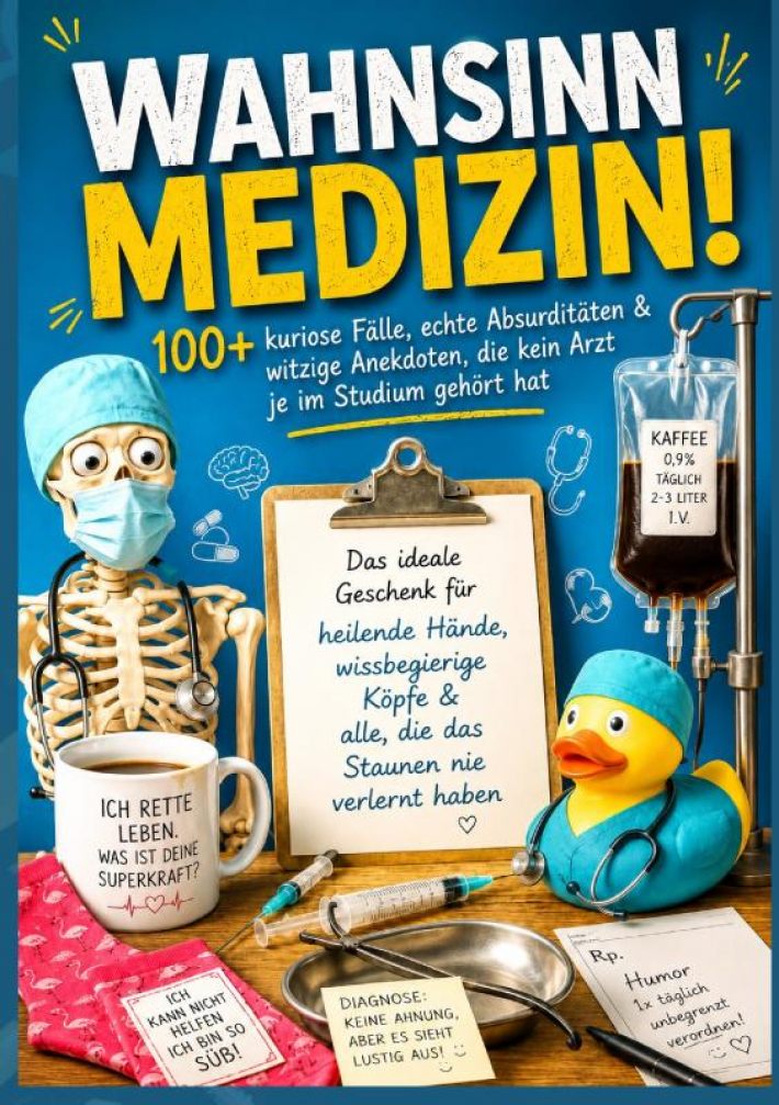 Wahnsinn Medizin! 100+ kuriose Fälle, echte Absurditäten & witzige Anekdoten, die kein Arzt je im Studium gehört hat