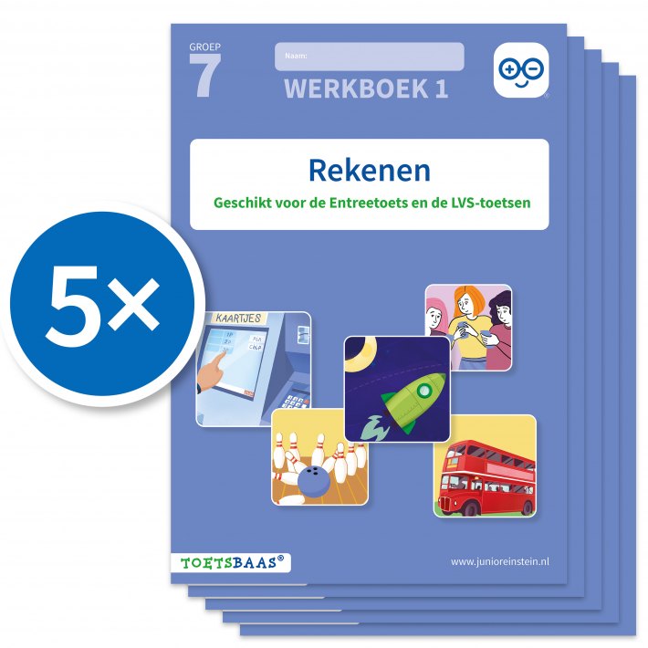 Rekenen werkboek 1 (Set van 5)