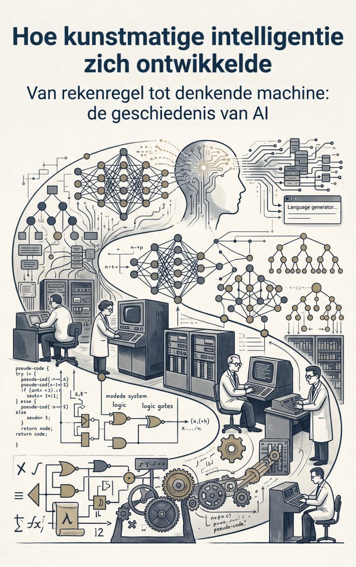 Hoe kunstmatige intelligentie zich ontwikkelde