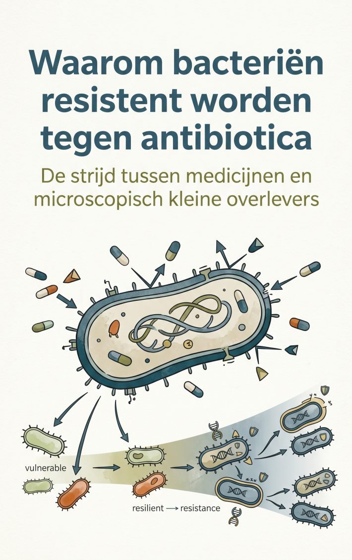 Waarom bacteriën resistent worden tegen antibiotica
