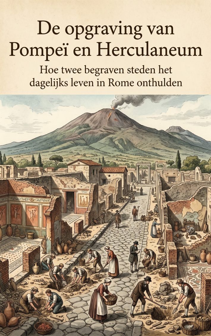 De opgraving van Pompeï en Herculaneum