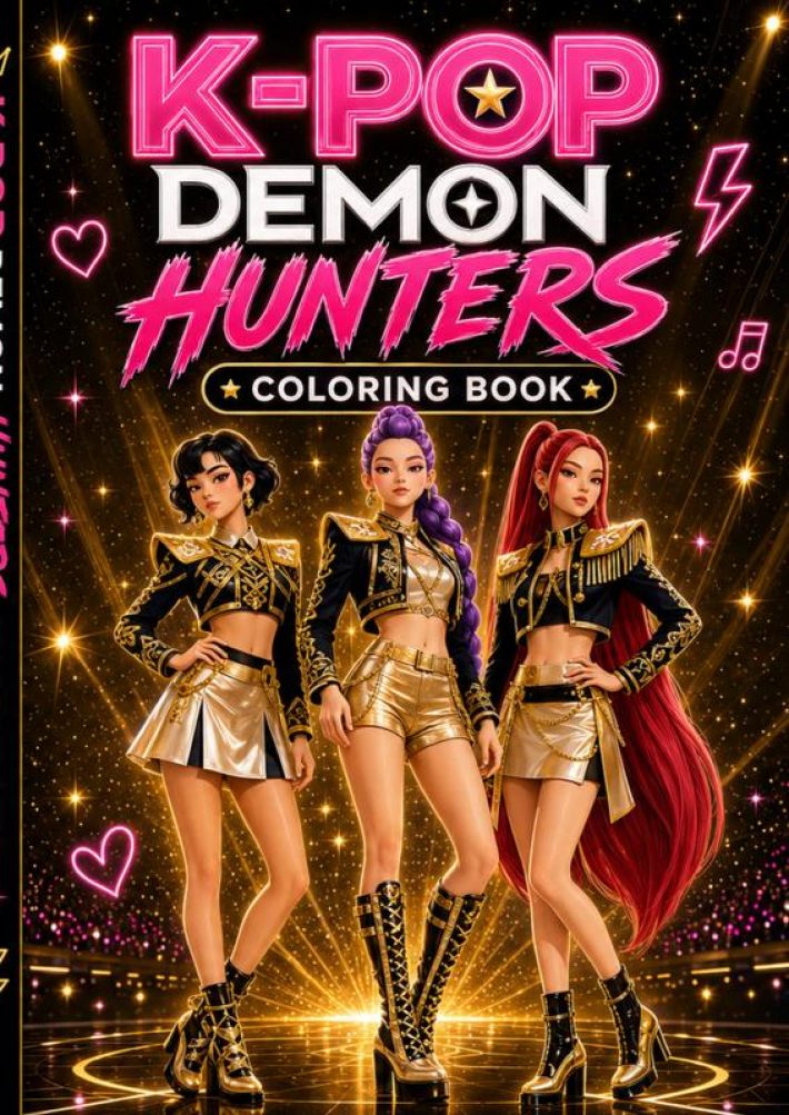 Kpop Demon Hunters Coloring Book