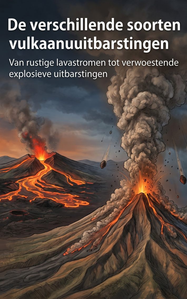 De verschillende soorten vulkaanuitbarstingen