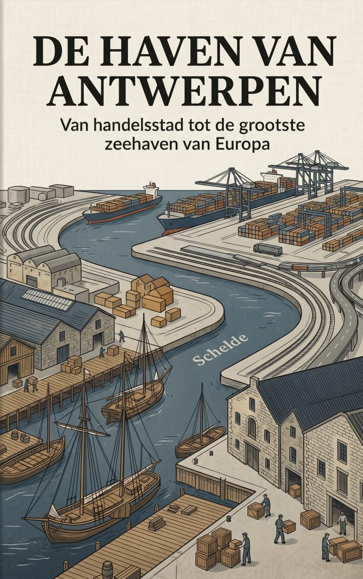 De haven van Antwerpen