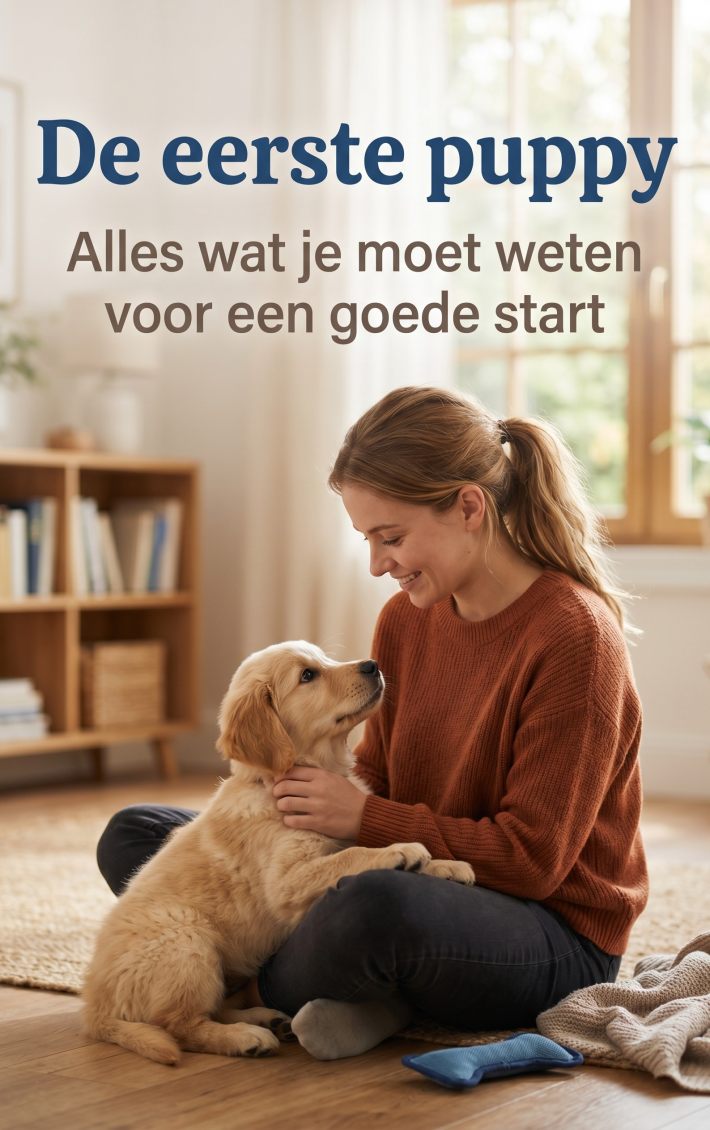 De eerste puppy