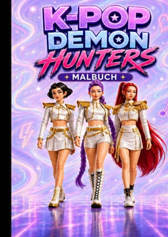 KPop Demon Hunters Malbuch für Mädchen
