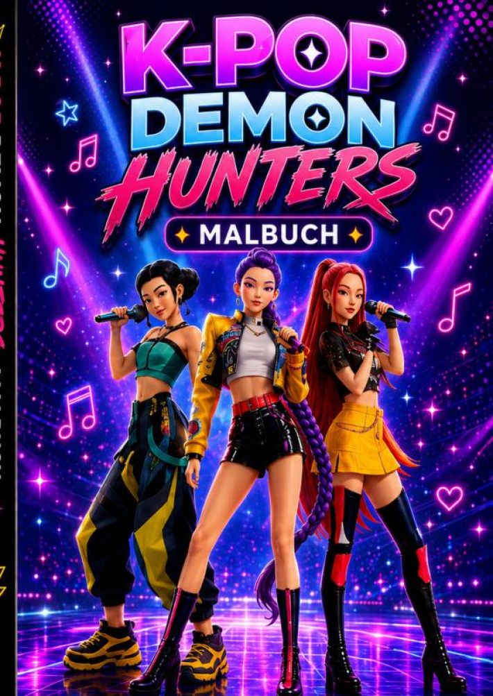 K Pop Demon Hunters Malbuch