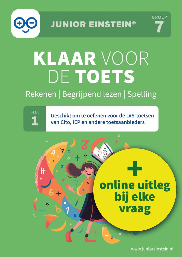 Klaar voor de toets - Groep 7 | Rekenen | Begrijpend lezen | Spelling - Deel 1
