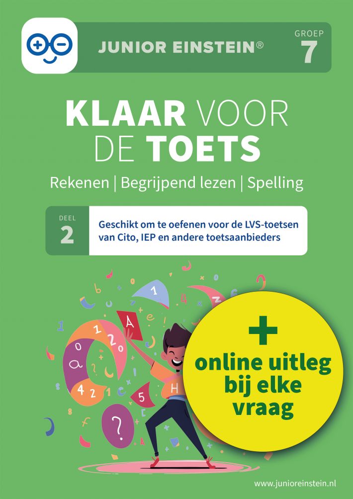 Klaar voor de toets - Groep 7 | Rekenen | Begrijpend lezen | Spelling - Deel 2
