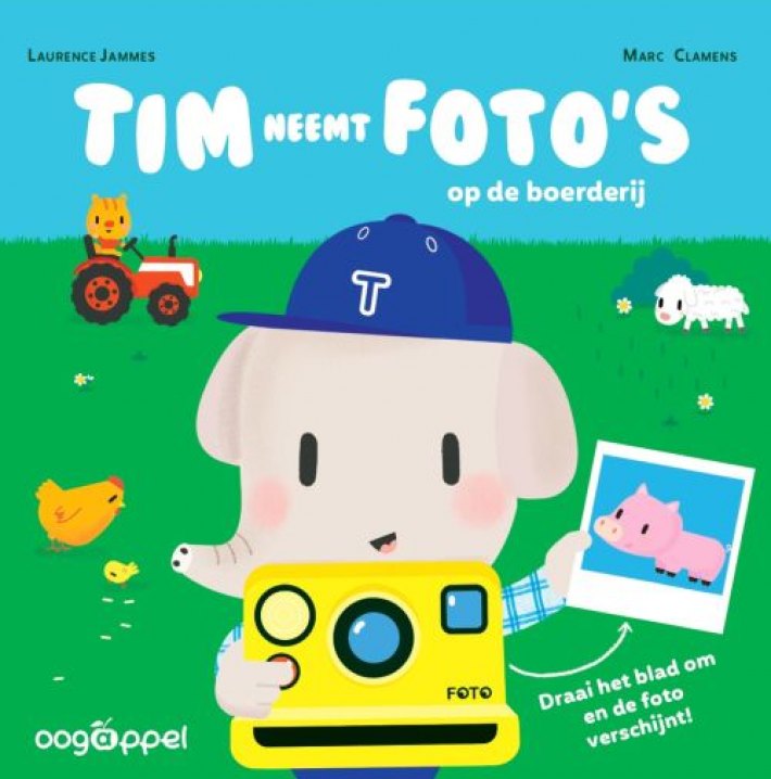Tim neemt foto's op de boerderij Tim neemt foto's op de boerderij