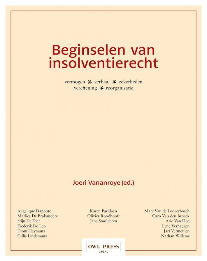 Beginselen van insolventierecht