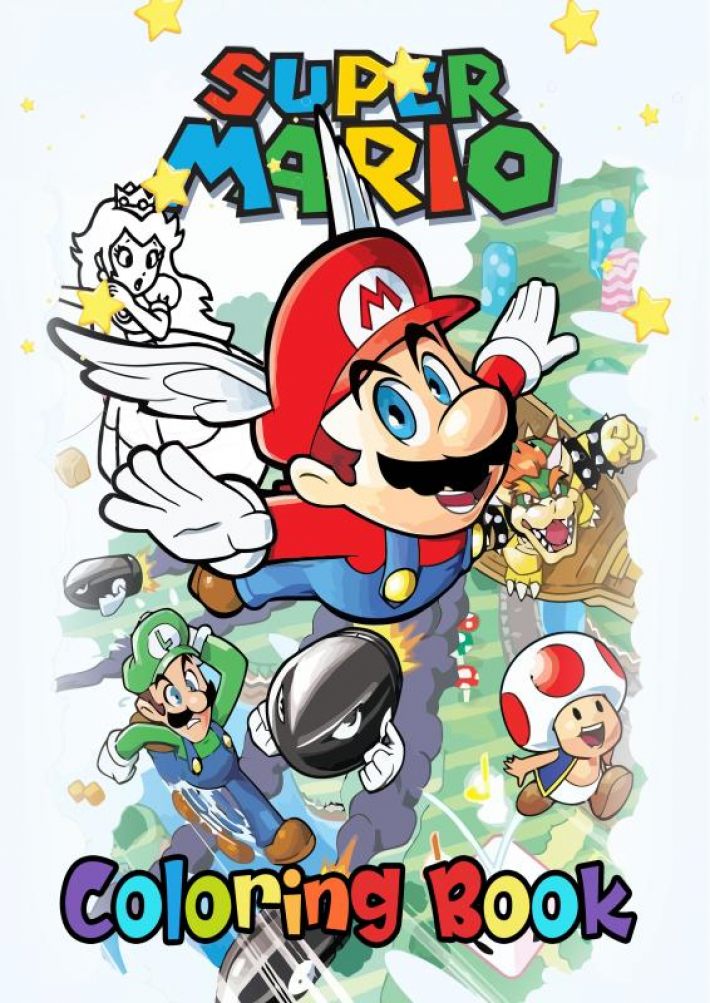 Super Mario Coloring Book