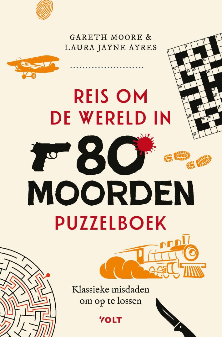 Reis om de wereld in 80 moorden puzzelboek