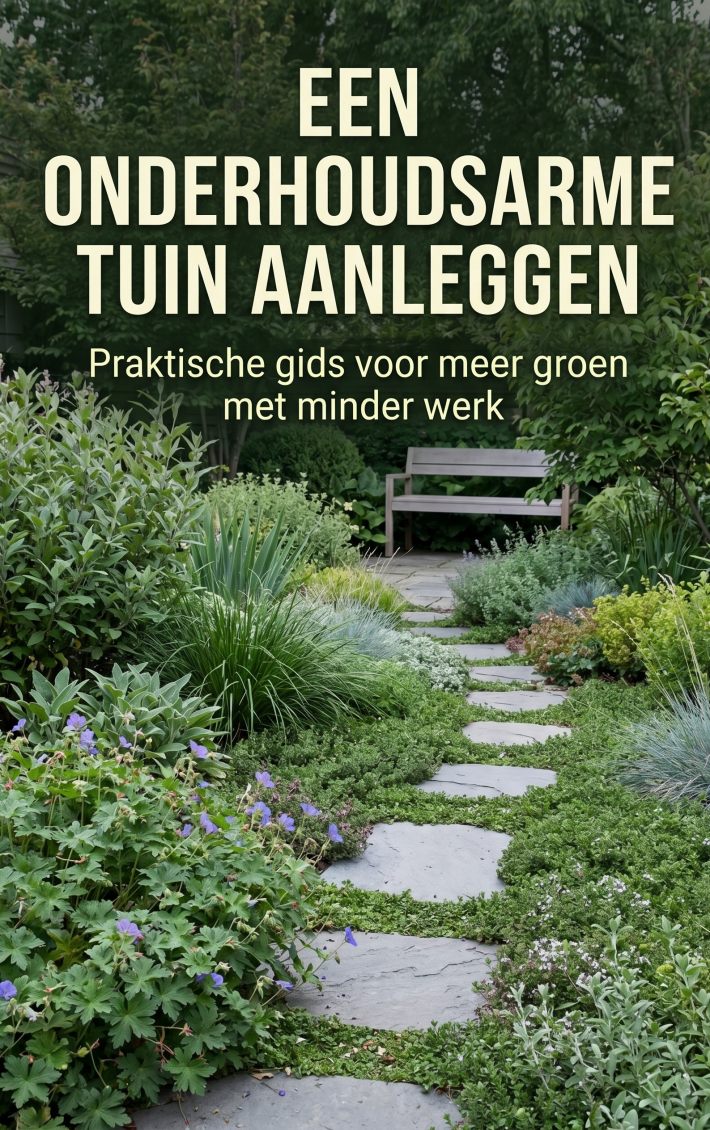 Een onderhoudsarme tuin aanleggen