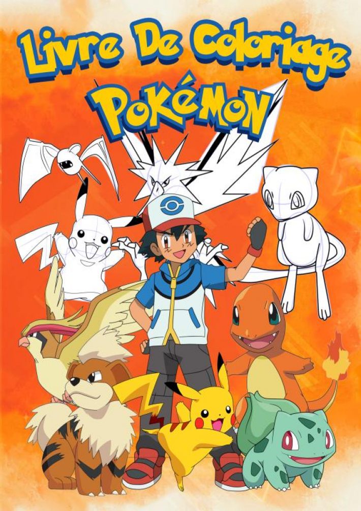 Livre de coloriage Pokémon Livre de coloriage Pokémon