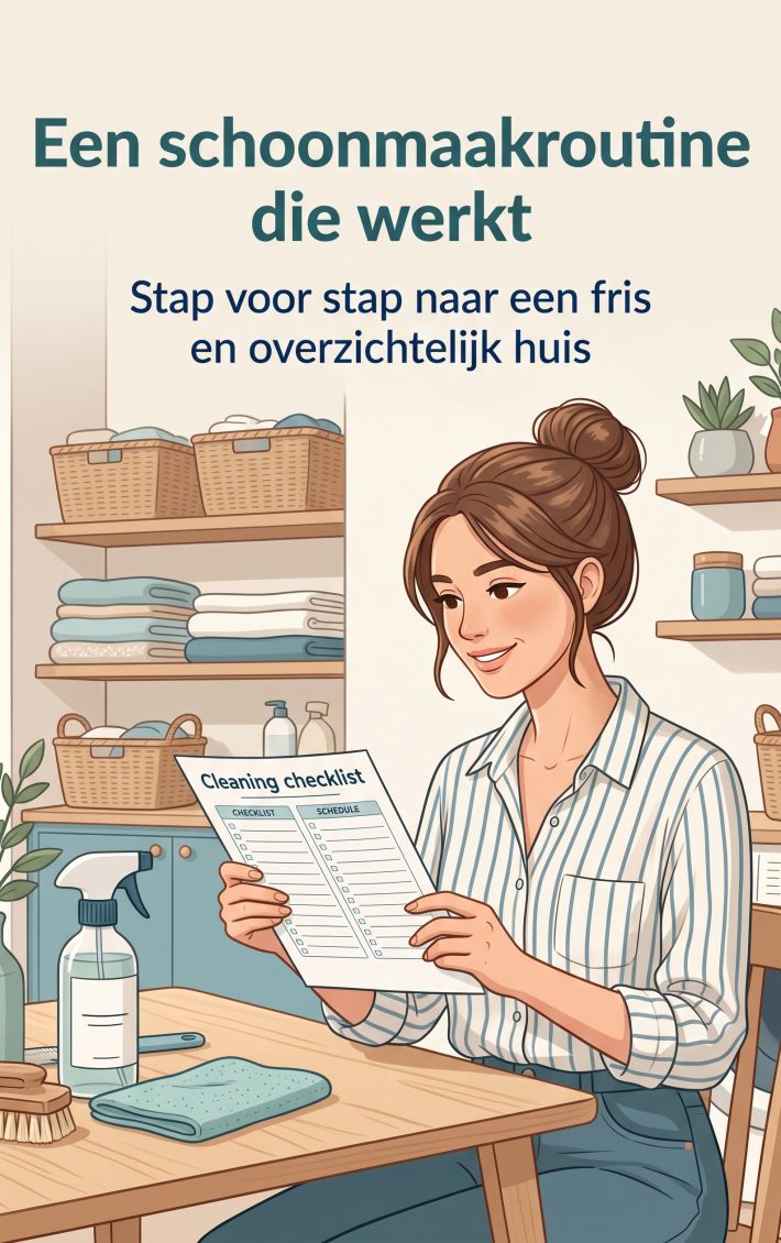 Een schoonmaakroutine die werkt