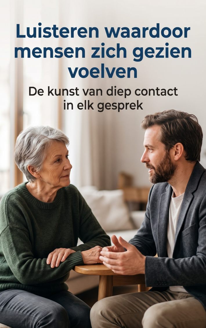 Luisteren waardoor mensen zich gezien voelen