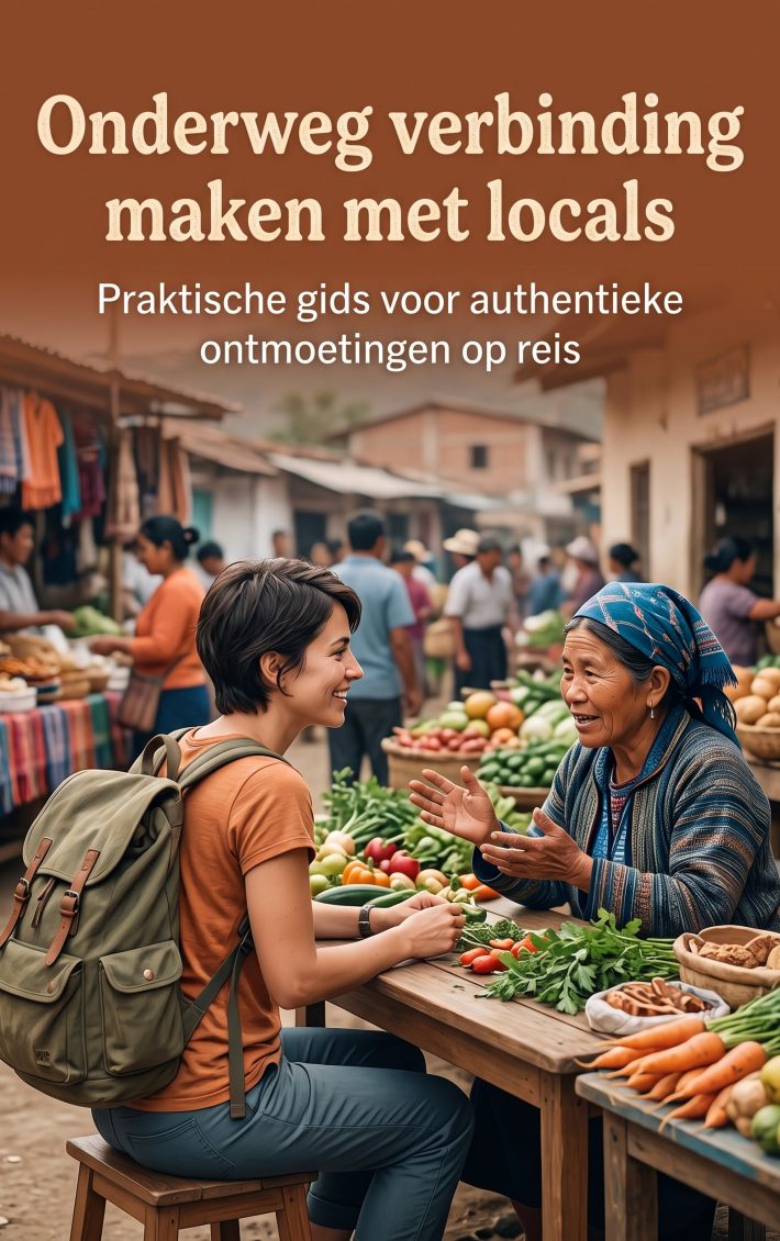 Onderweg verbinding maken met locals