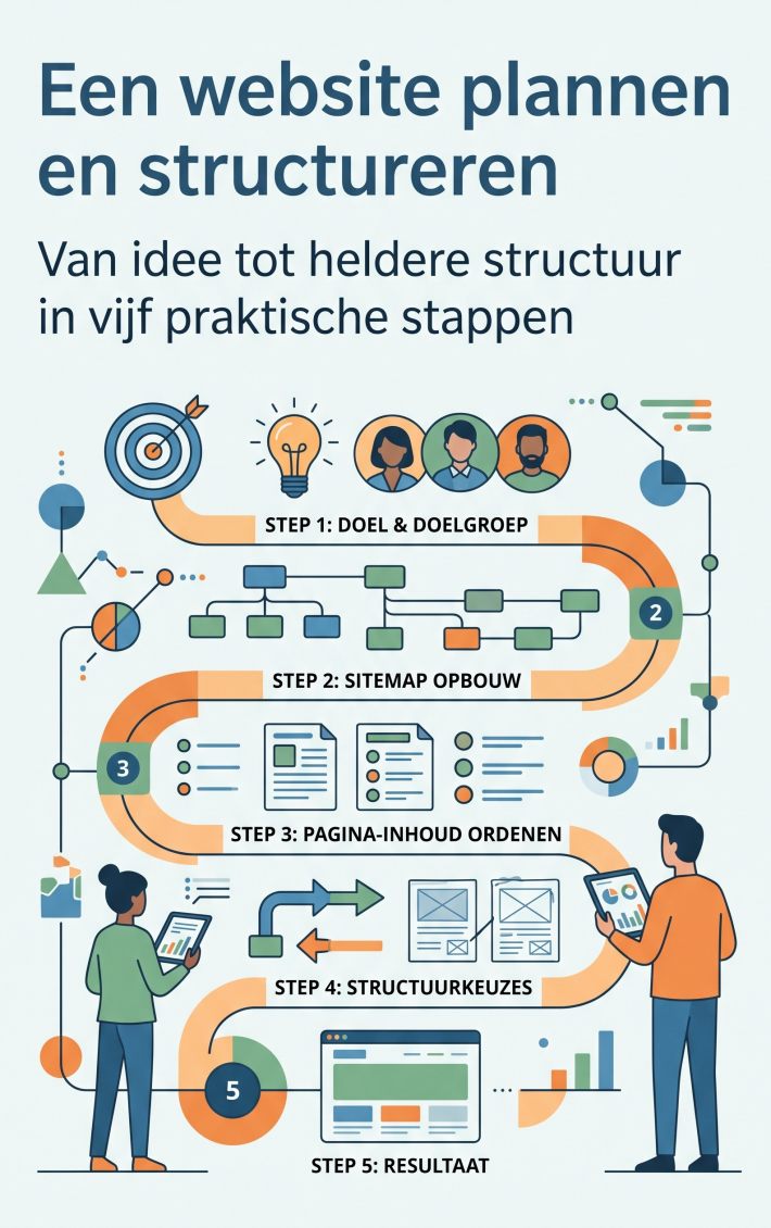 Een website plannen en structureren