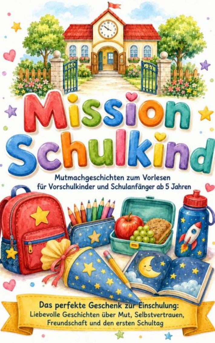 Mission Schulkind – Mutmachgeschichten zum Vorlesen für Vorschulkinder und Schulanfänger ab 5 Jahren