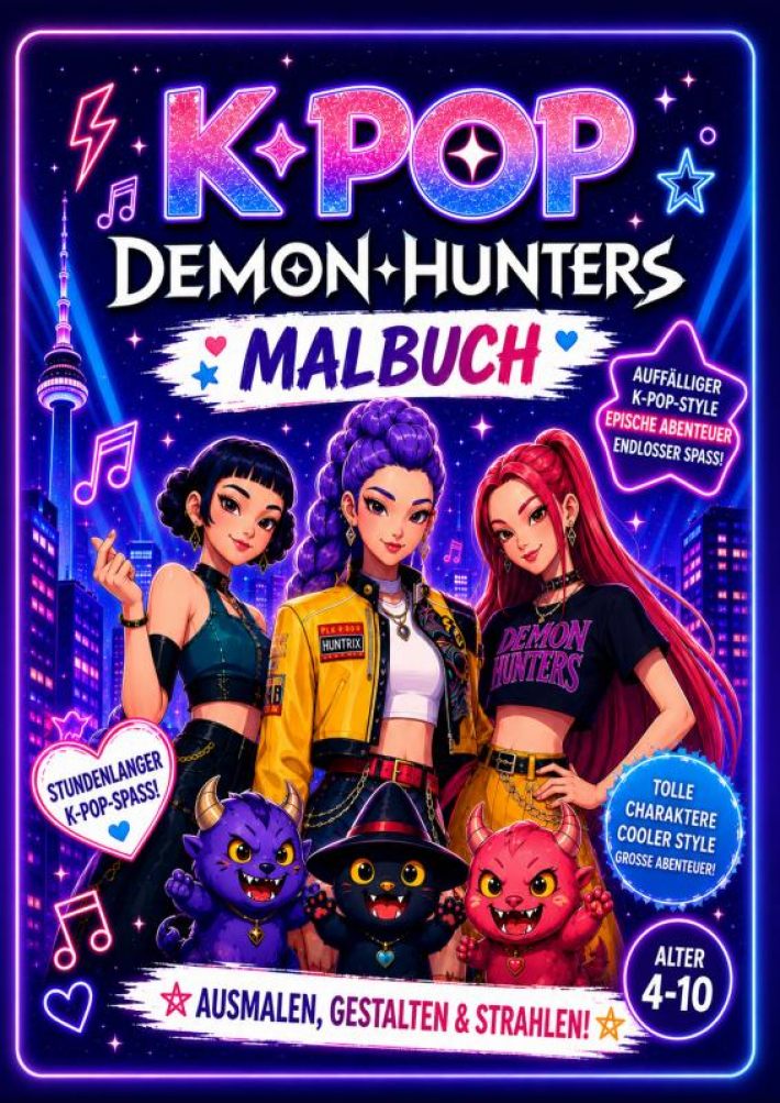 KPop Demon Hunters Malbuch für Mädchen KPop Demon Hunters Malbuch für Mädchen