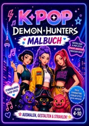 KPop Demon Hunters Malbuch für Mädchen