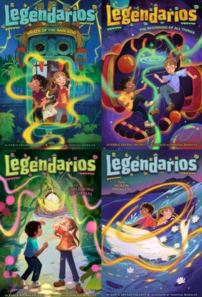 The Legendarios Mythical Collected Set: Wrath of the Rain God; The Beginning of All Things; The Child King of Uxmal; The Heron Princess The Legendarios Mythical Collected Set: Wrath of the Rain God; The Beginning of All Things; The Child King of Uxmal; The Heron Princess