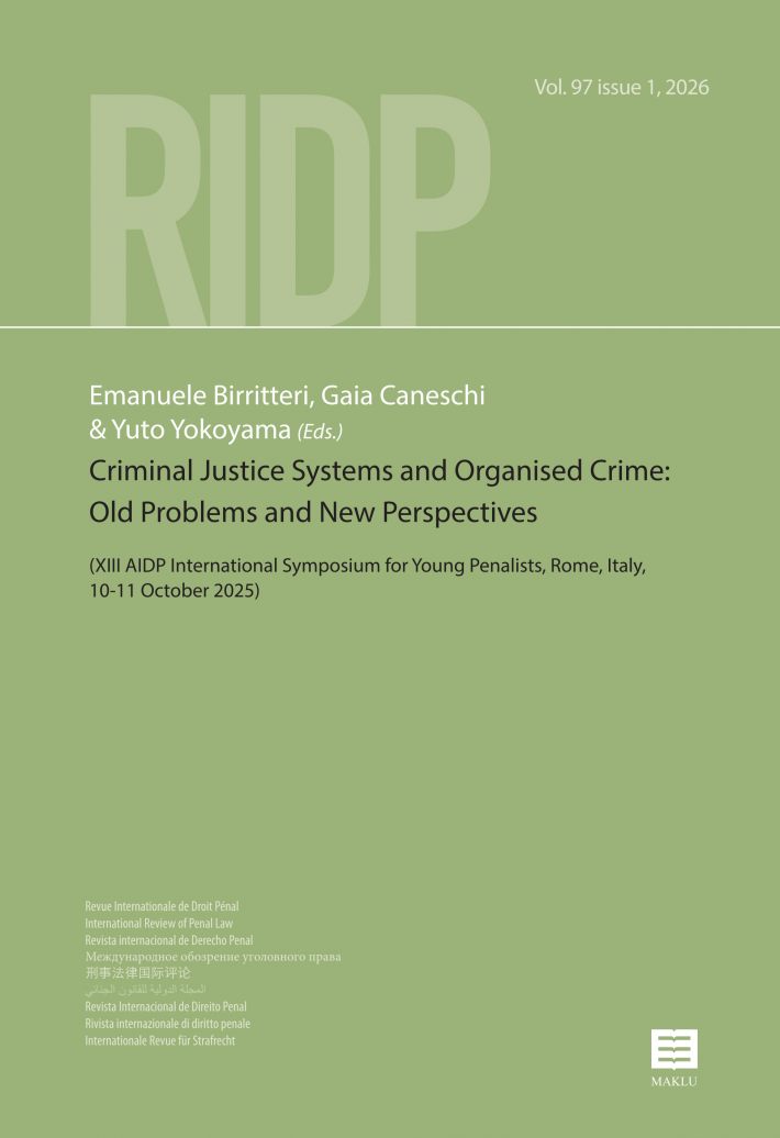 Criminal Justice Systems and Organised Crime: Old Problems and New Perspectives