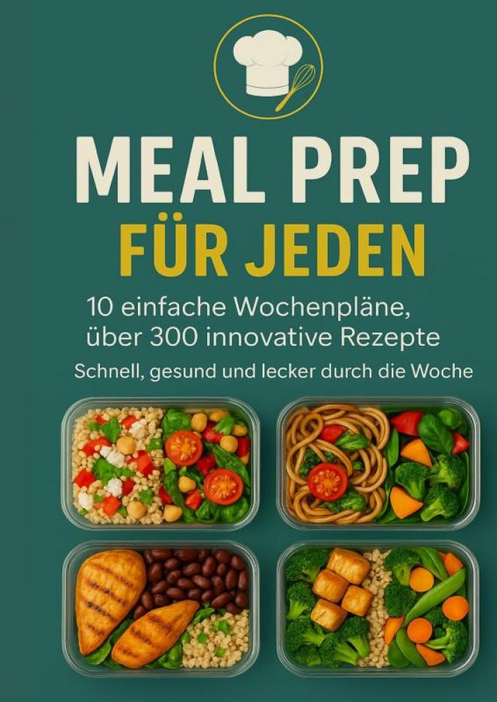 Meal Prep für Jeden: 10 einfache Wochenpläne, über 300 innovative Rezepte-Schnell, gesund und lecker durch die Woche Meal Prep für Jeden: 10 einfache Wochenpläne, über 300 innovative Rezepte-Schnell, gesund und lecker durch die Woche
