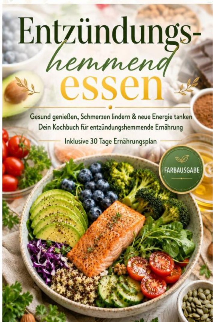 Entzündungshemmend essen | Gesund genießen, Schmerzen lindern & neue Energie tanken – Dein Kochbuch für entzündungshemmende Ernährung Entzündungshemmend essen | Gesund genießen, Schmerzen lindern & neue Energie tanken – Dein Kochbuch für entzündungshemmende Ernährung