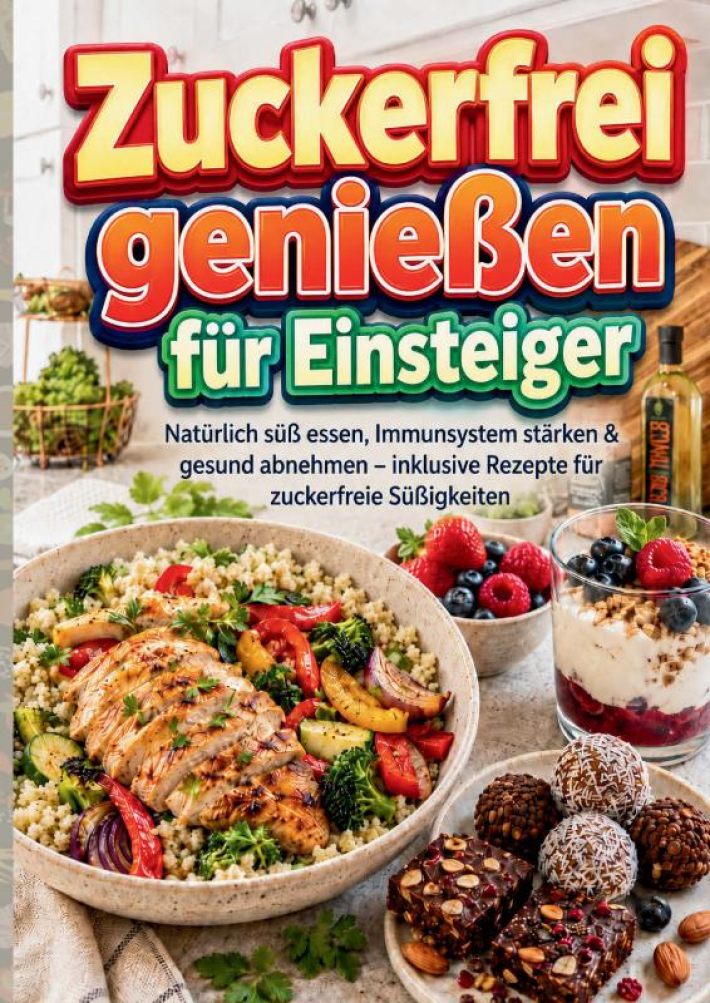 Zuckerfrei genießen für Einsteiger: Natürlich süß essen, Immunsystem stärken & gesund abnehmen – inklusive Rezepte für zuckerfreie Süßigkeiten Zuckerfrei genießen für Einsteiger: Natürlich süß essen, Immunsystem stärken & gesund abnehmen – inklusive Rezepte für zuckerfreie Süßigkeiten