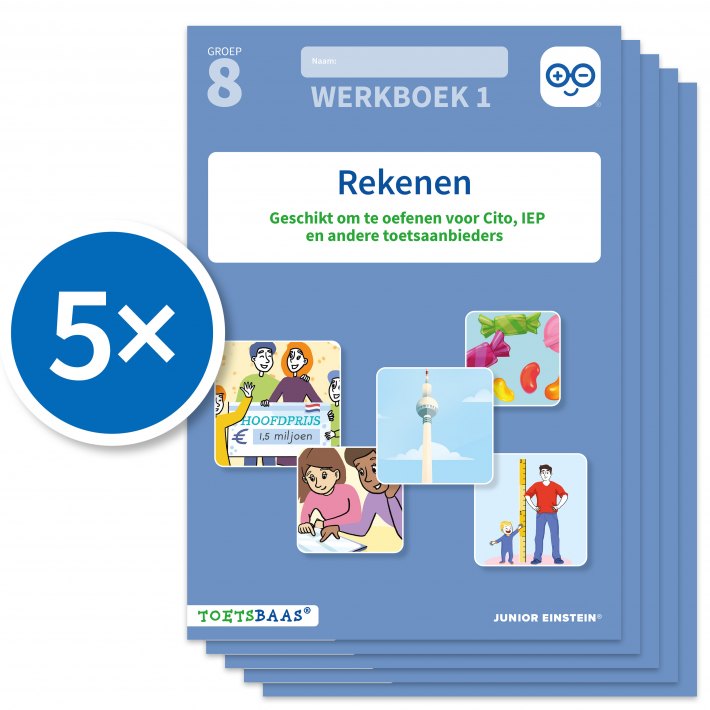 Rekenen werkboek 1 (Set van 5) Rekenen werkboek 1 (Set van 5)