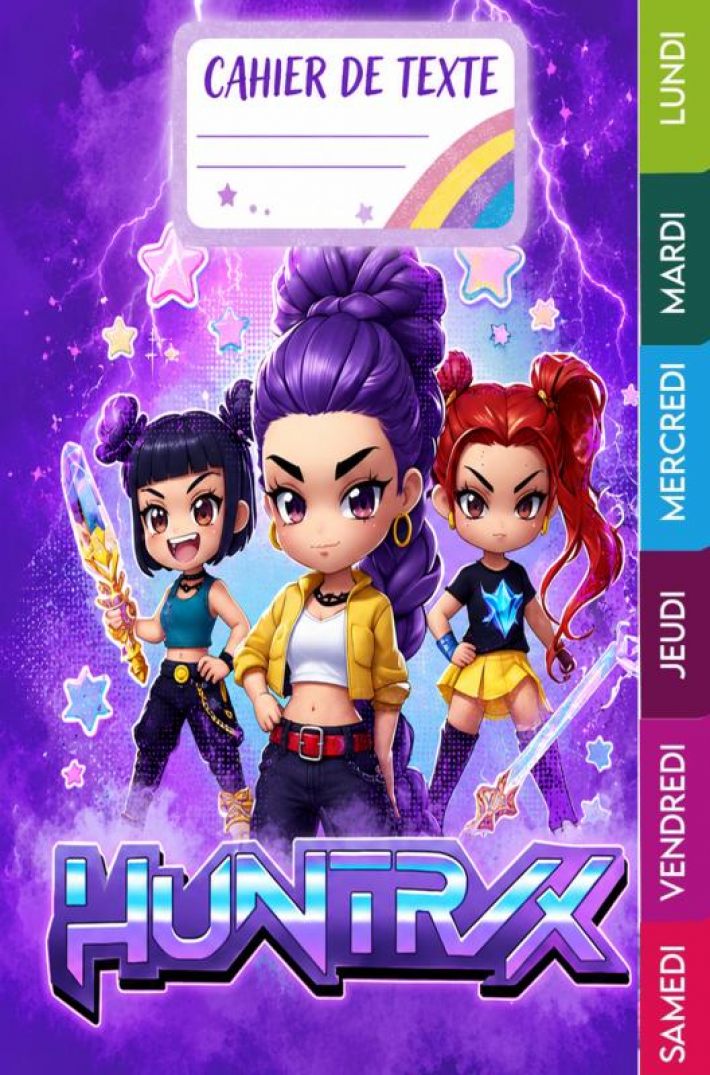 Cahier de Textes Scolaire 2026-2027 – KPOP DEMON HUNTERS Cahier de Textes Scolaire 2026-2027 – KPOP DEMON HUNTERS