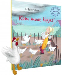 Kom maar, kipjes! (boek + knuffeltje)