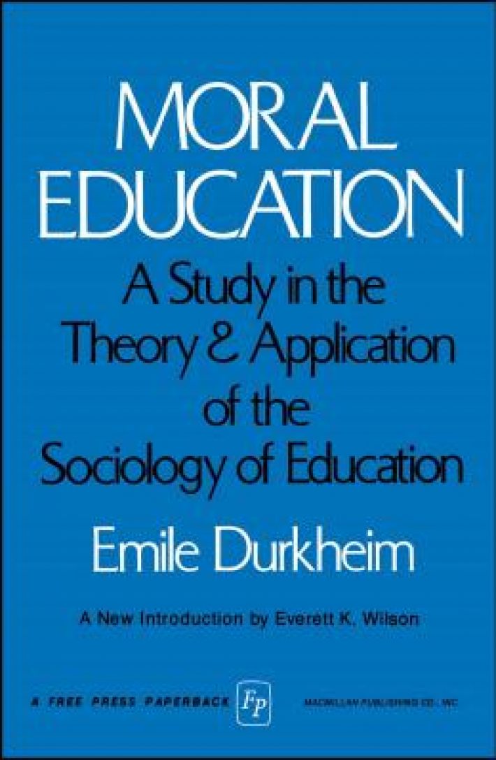 MORAL EDUCATION MORAL EDUCATION