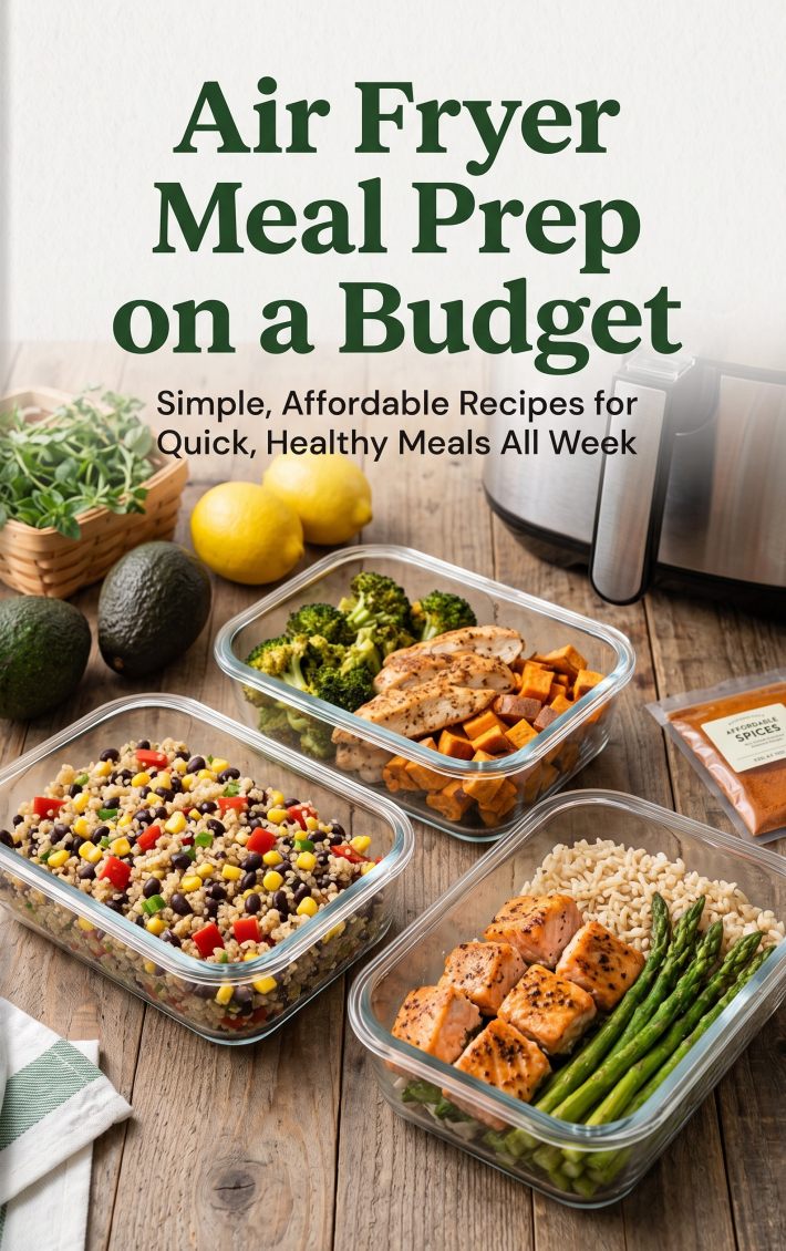 Air Fryer Meal Prep on a Budget Air Fryer Meal Prep on a Budget