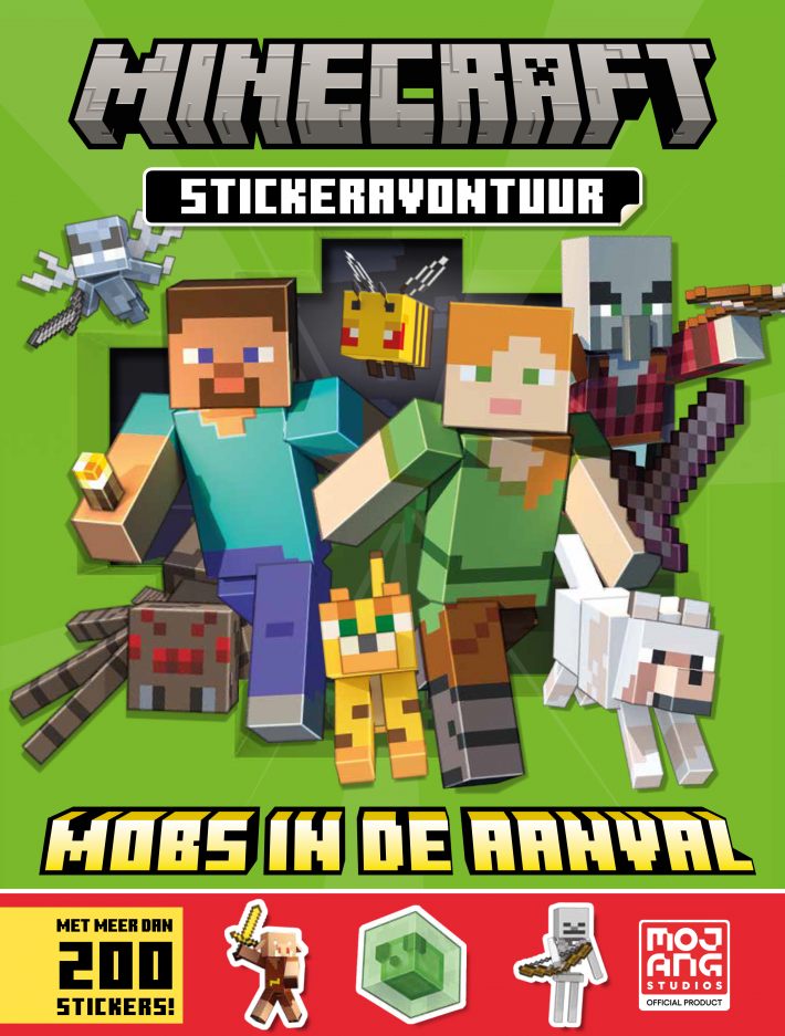 Minecraft: Mobs in de aanval-stickeravontuur Minecraft: Mobs in de aanval-stickeravontuur