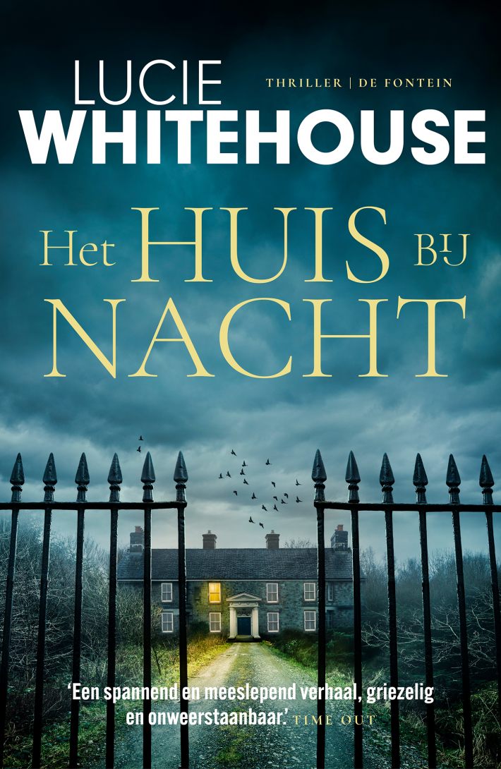 Het huis bij nacht