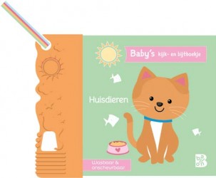 Baby's kijk- en bijtboekje: Huisdieren