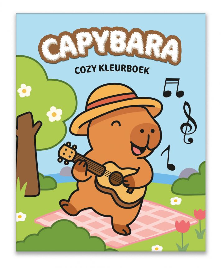 Capybara Cozy kleurboek